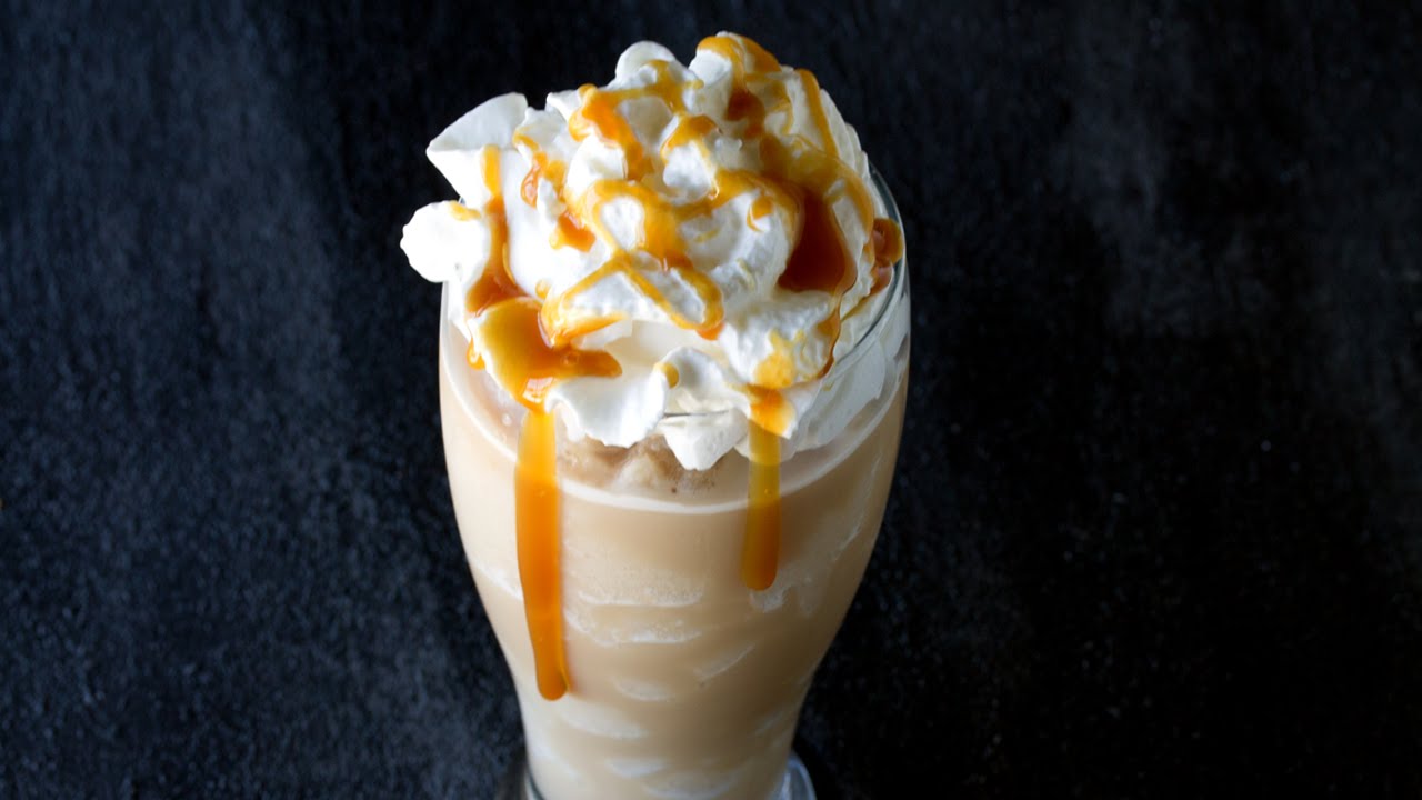 How To Make Salted Caramel Frappes Afternoon Baking With Grandma