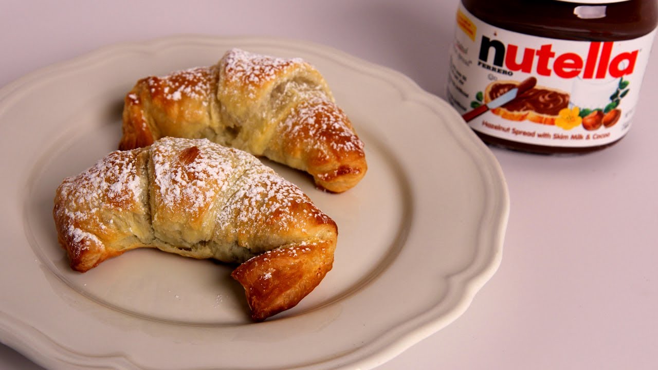 Delicious Nutella Croissants - Afternoon Baking With Grandma