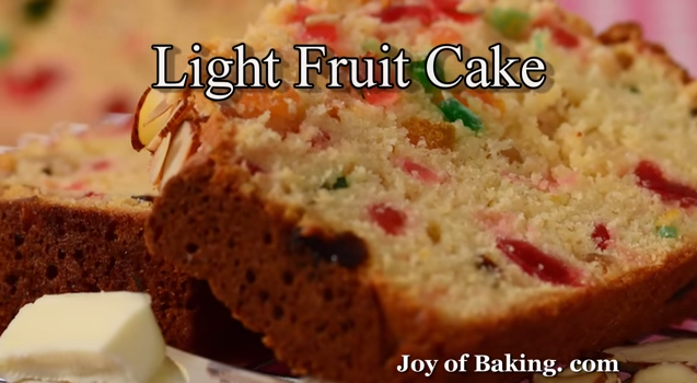 The Traditional Light Fruit Cake For Afternoon Tea - Afternoon Baking