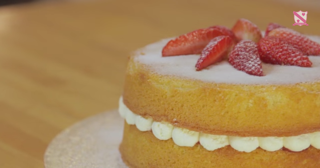 A Mary Berry's Victoria Sponge Cake Recipe By InTheKitchenWithKate