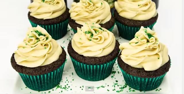 Guinness Chocolate Cupcakes With Bailey's Buttercream