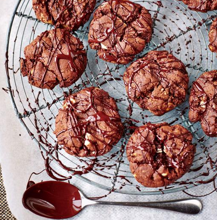 Wow! To These Double Chocolate Malt Cookies With Maltesers & White Chocolate
