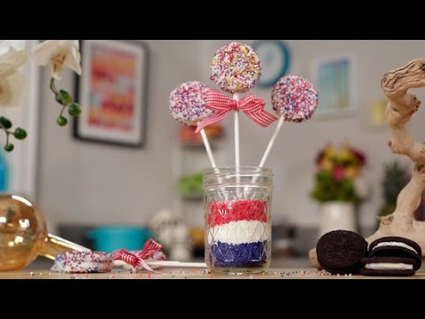 Patriotic Oreo Pops Recipe For 4th of July