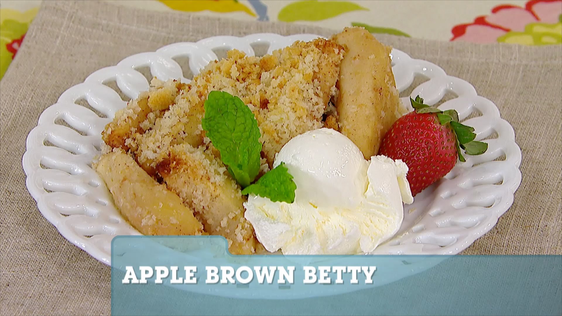 A Old-Fashioned Apple Brown Betty Recipe