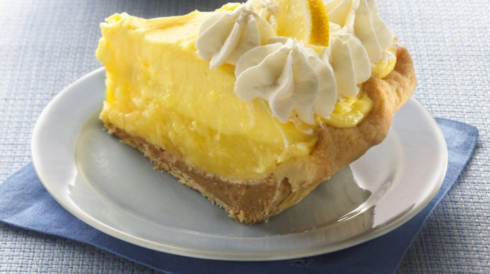 A Really Wonderful Stuffed Crust Lemon Layer Pie To Make Afternoon Baking With Grandma 