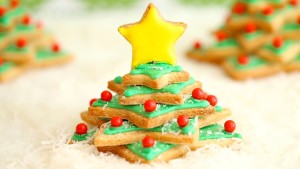 Shortbread Christmas Tree Cookies