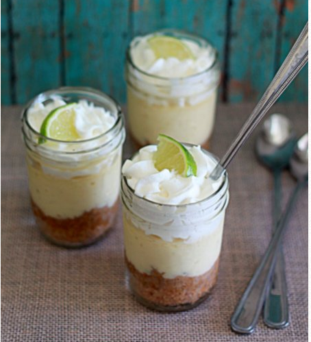 How To Make Key Lime Pie In A Mason Jar - Afternoon Baking With Grandma