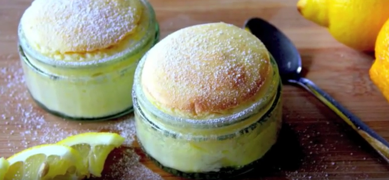 A Really Easy Lemon Souffle Recipe - Afternoon Baking With Grandma