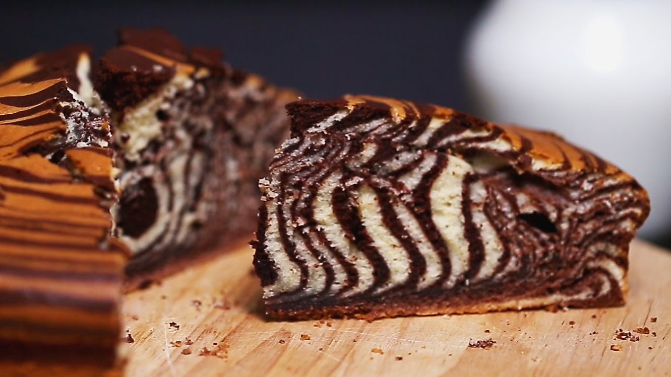 How To Make This Zebra Cake Recipe - Afternoon Baking With Grandma