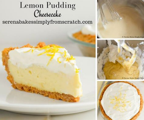 A Lovely Lemon Pudding Cheesecake - Afternoon Baking With Grandma