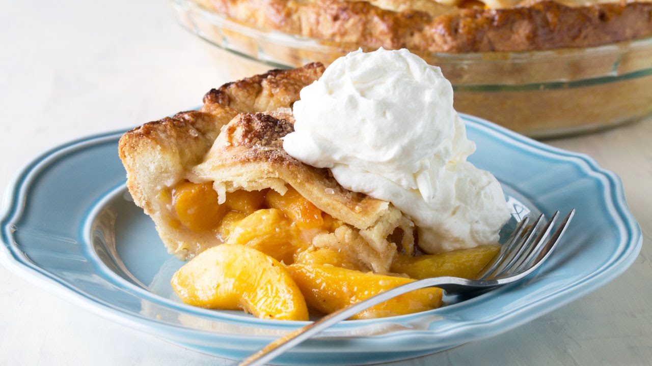 How To Make The Perfect Peach Pie Afternoon Baking With Grandma