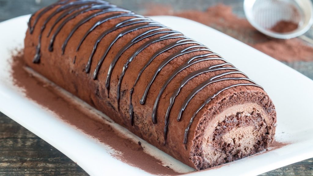 A Truly Delicious Chocolate Swiss Roll Recipe - Afternoon Baking With ...