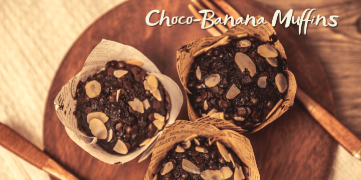 Choco Banana Muffins Recipe